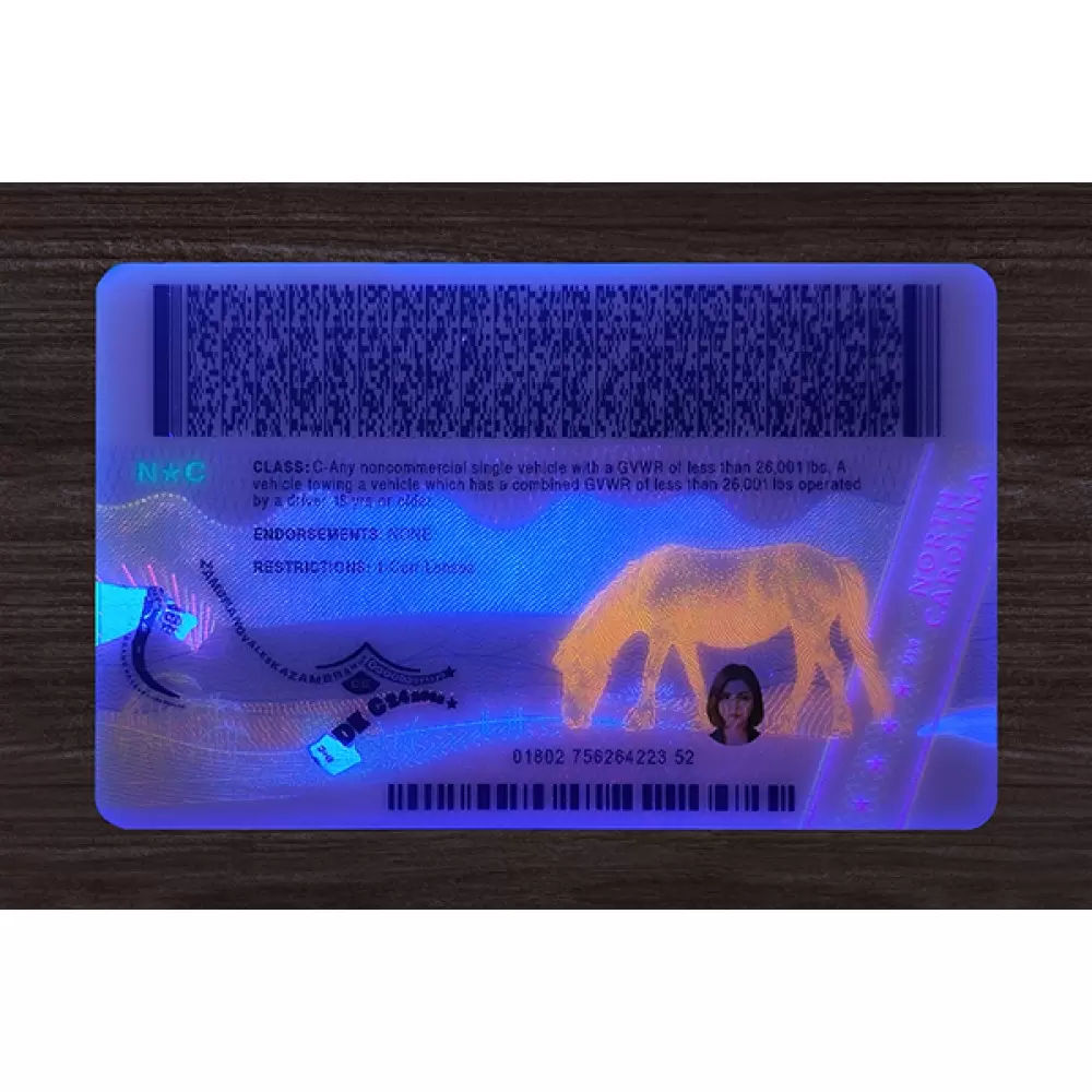 North Carolina (NC) Fake ID (2025 Version)